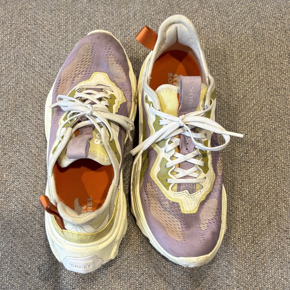 Sorel Lavender and Cream Athletic Shoes